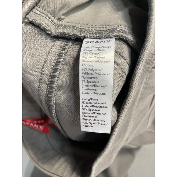 Spanx Jean-ish Ankle Cropped Shape Leggings Womens Size XS Petite Gray Slimming - Picture 9 of 9